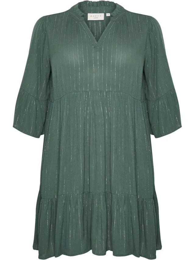 Kaffe Curve Damesjurk KAFFE Curve Lio Groen