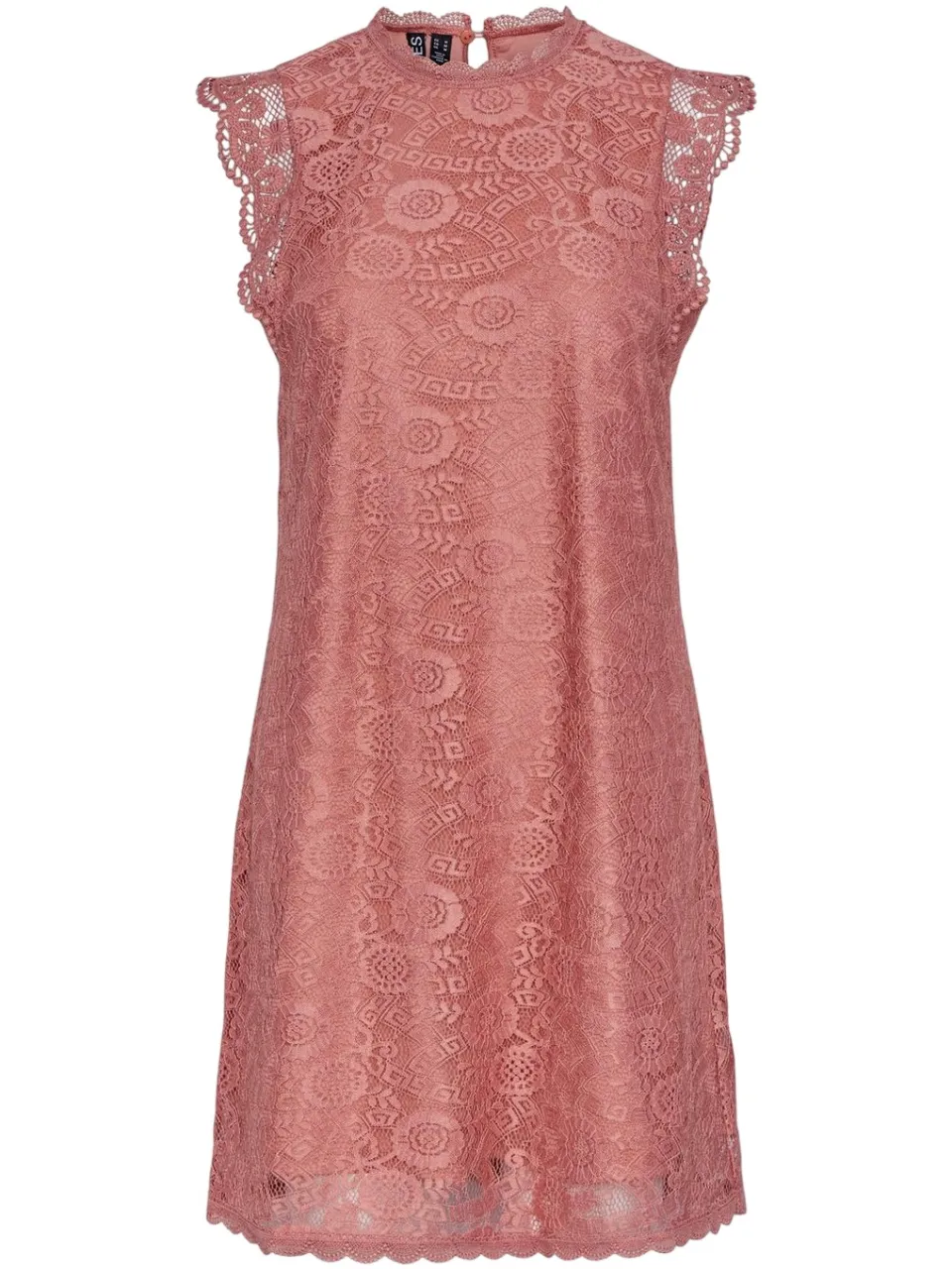 Pieces Olline kanten casual mini-jurk voor dames (Roos Canyon) rosé, foto 2