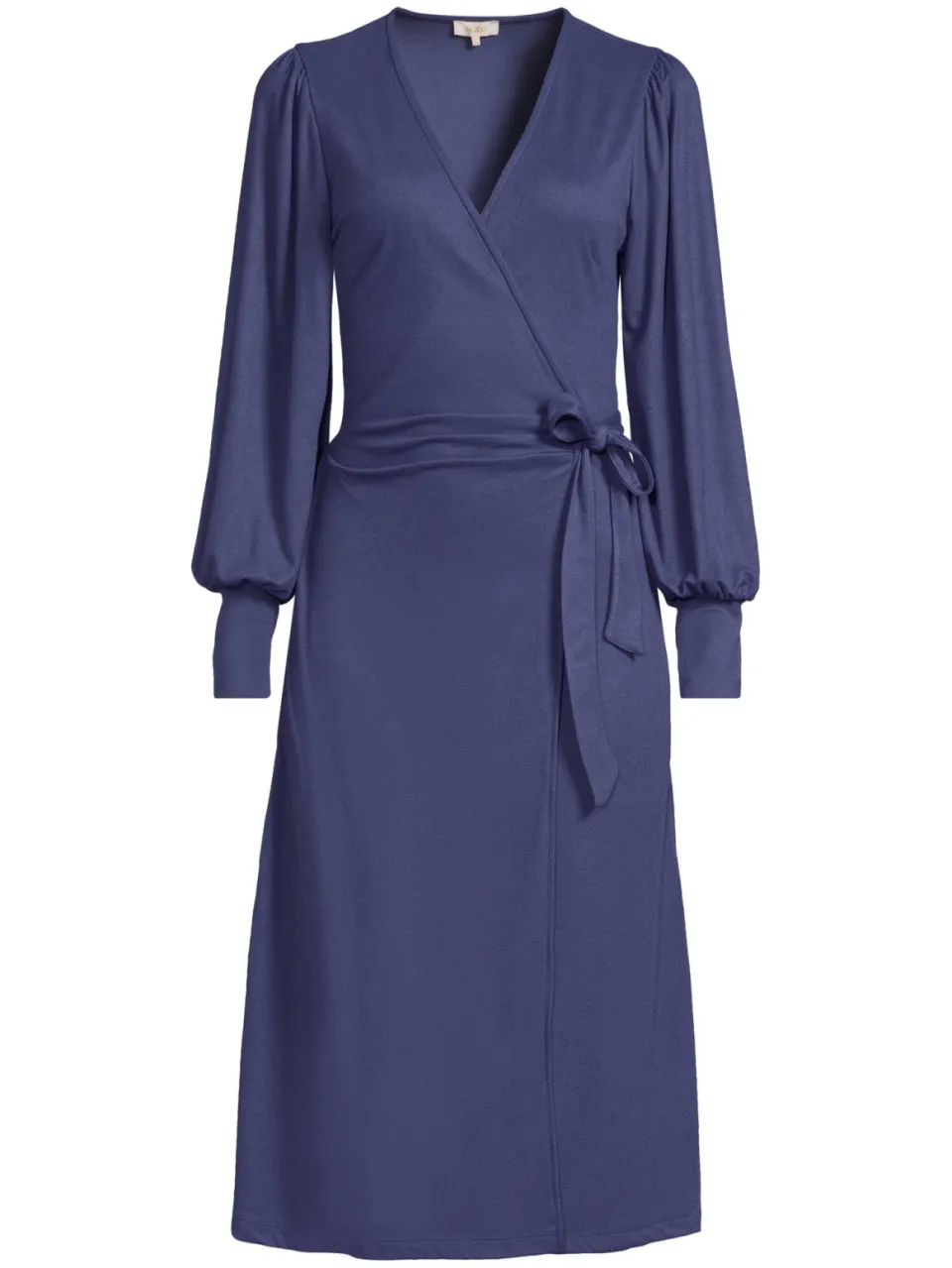 Ruby midi overslagjurk donkerblauw, foto 2