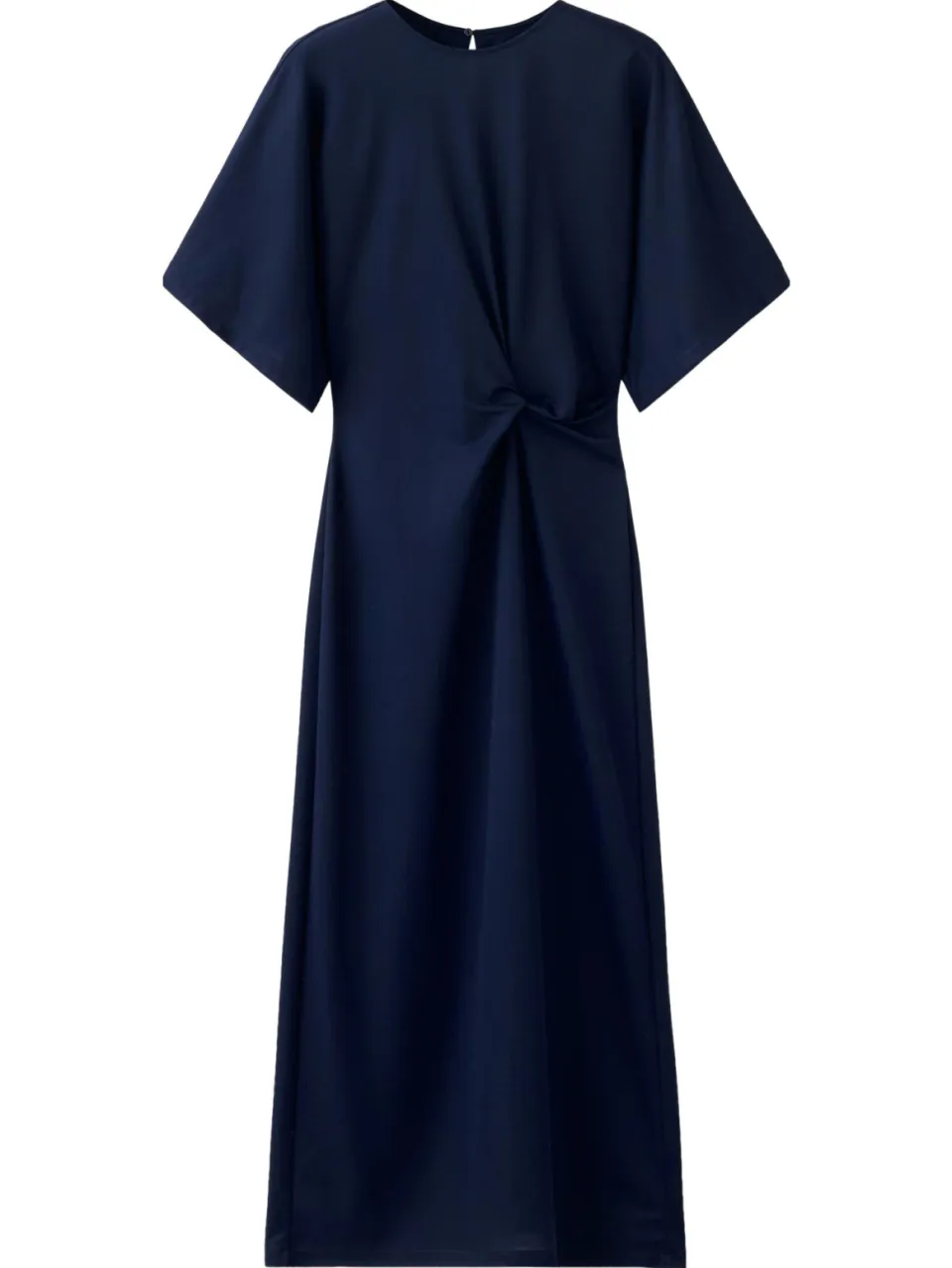 Mango midi jurk met split - donkerblauw, foto 2