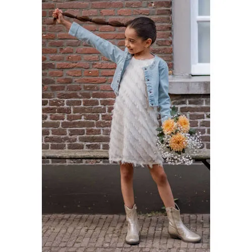 Like Flo A-lijn jurk crème, foto 6