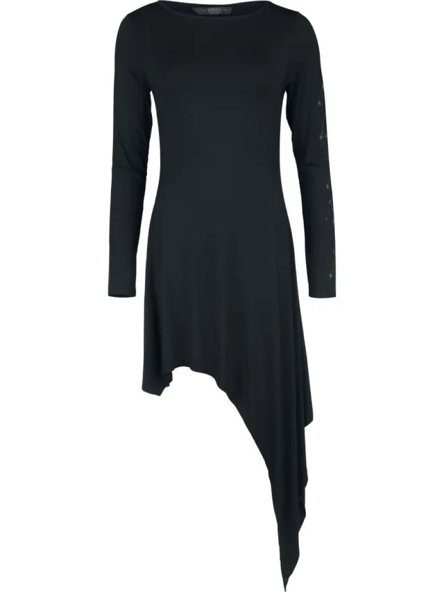 Killstar Crescent Doom Dames Mini-jurk - zwart
