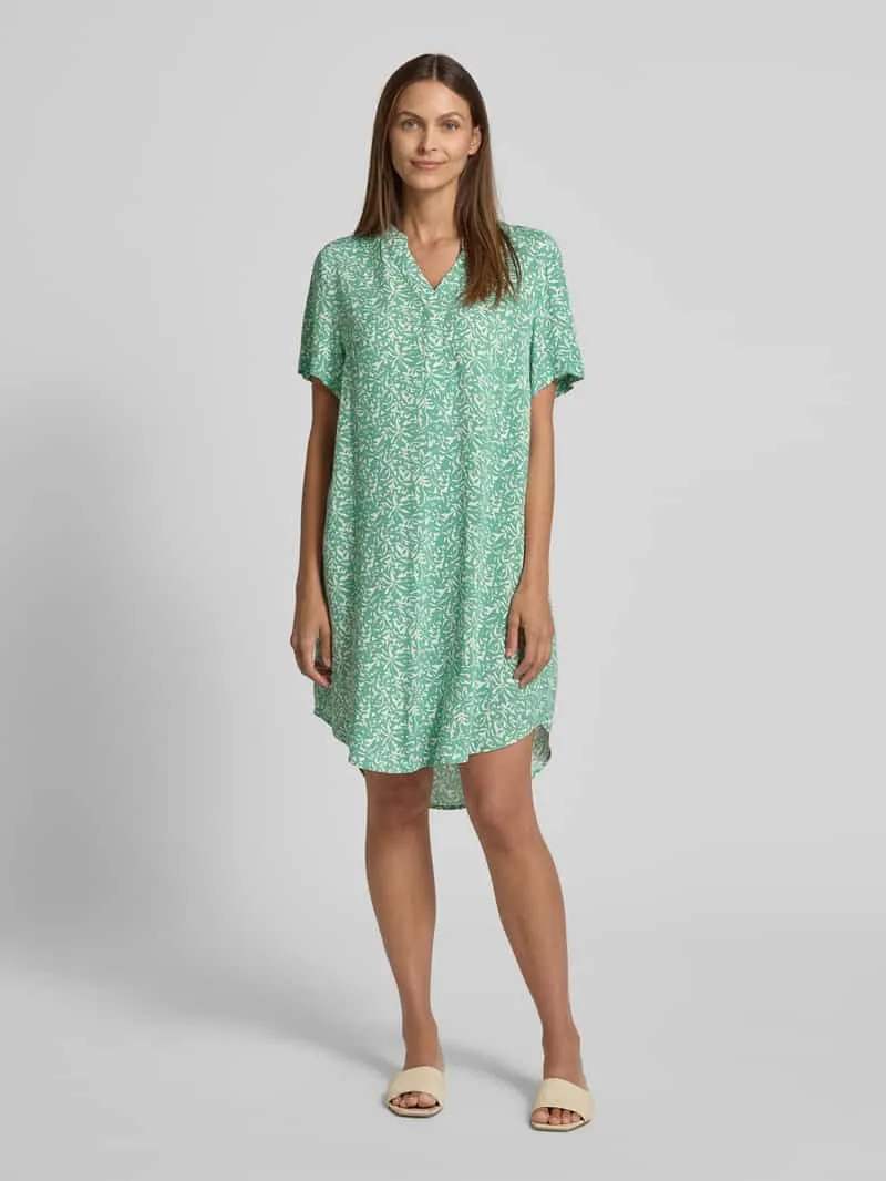 Tom Tailor Oversized mini-jurk van pure viscose mintgroen, foto 3