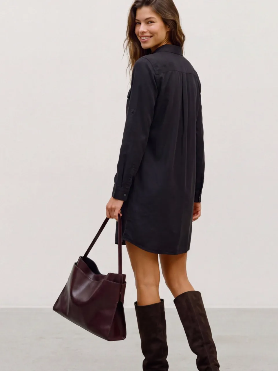 Vero Moda blousejurk VMSILLA zwart, foto 4