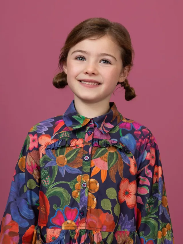 Oilily Djuliette Jurk - Blauw - 140/10yr