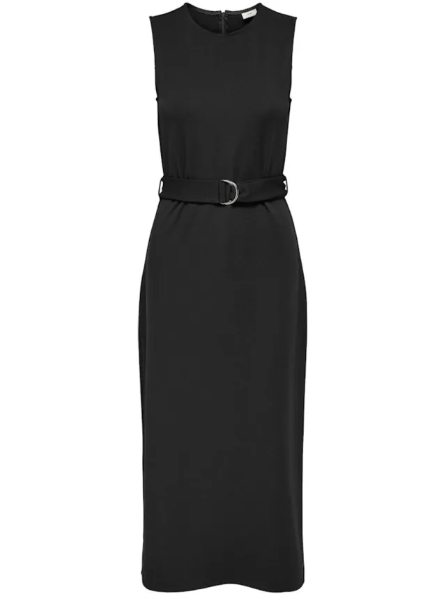 JDY JDYANA S/L BELT DRESS JRS - Dames - Maxi jurken Black