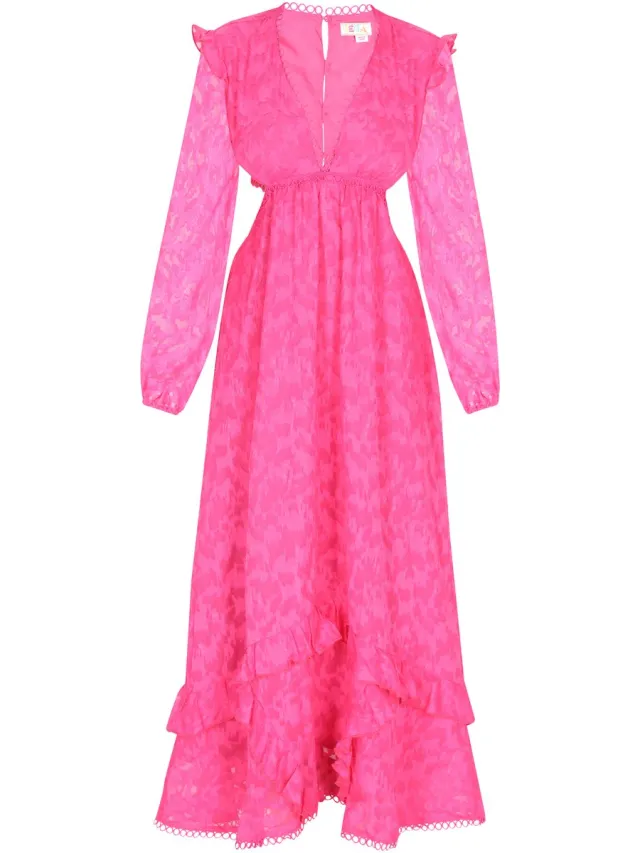 IZIA jurk fuchsia
