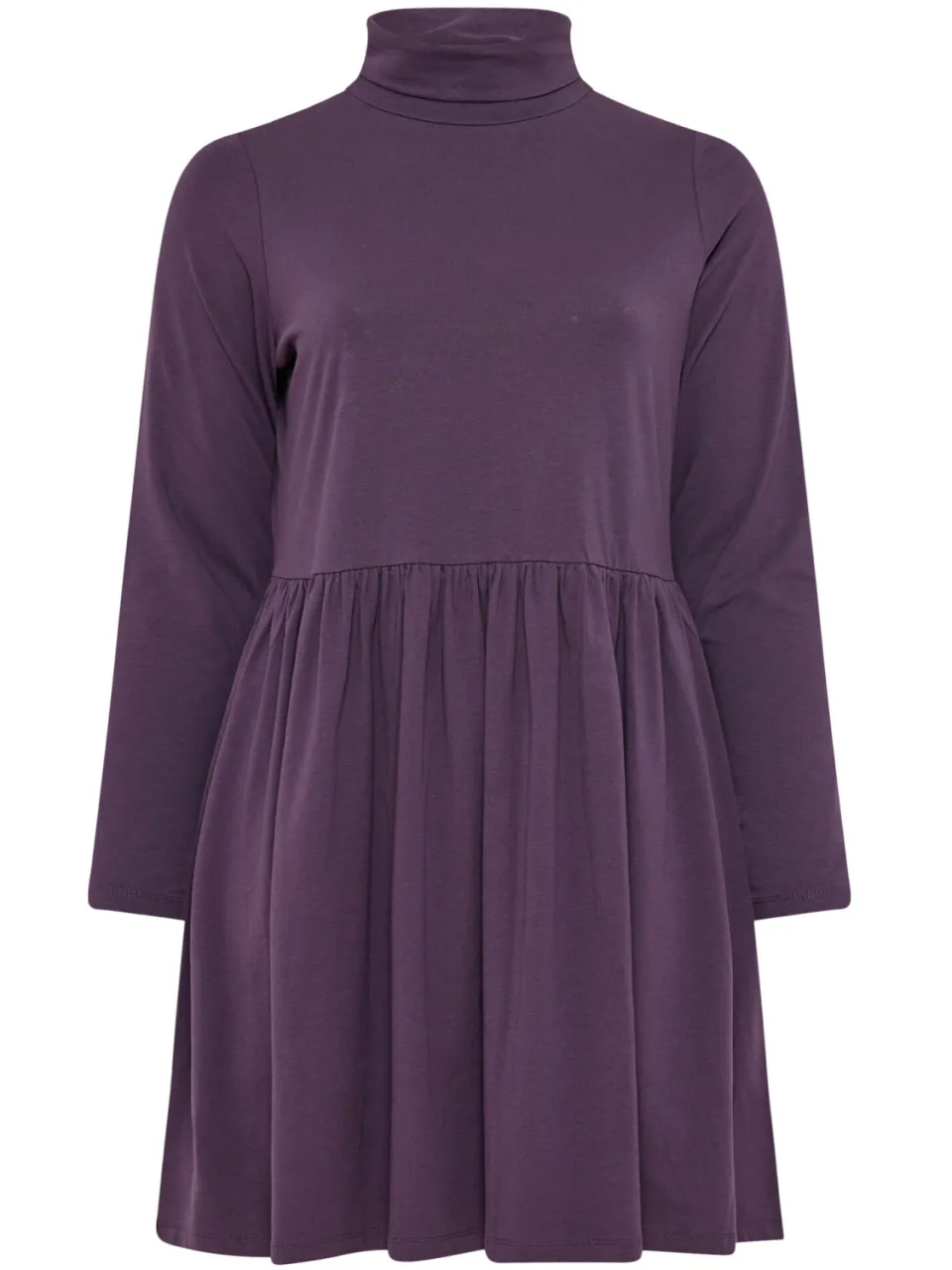 Yours Paarse Peplum Minijurk Met Col-52, foto 3