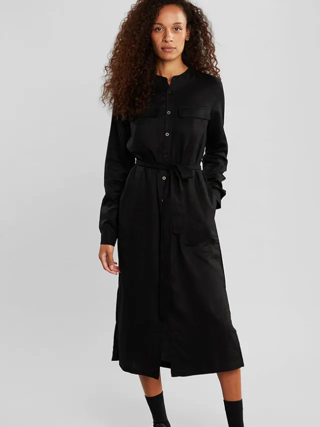 Dedicated dames vegan Jurk Falsterbo Zwart