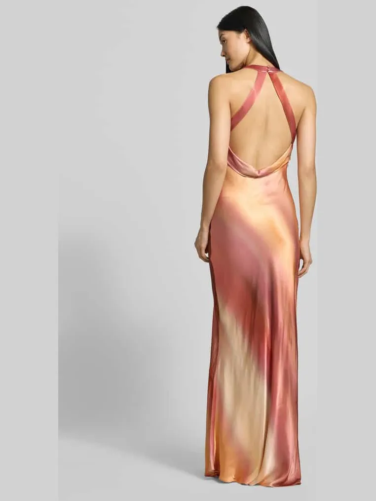 Forever New Avondjurk met halter model 'Andie' oranje, foto 3