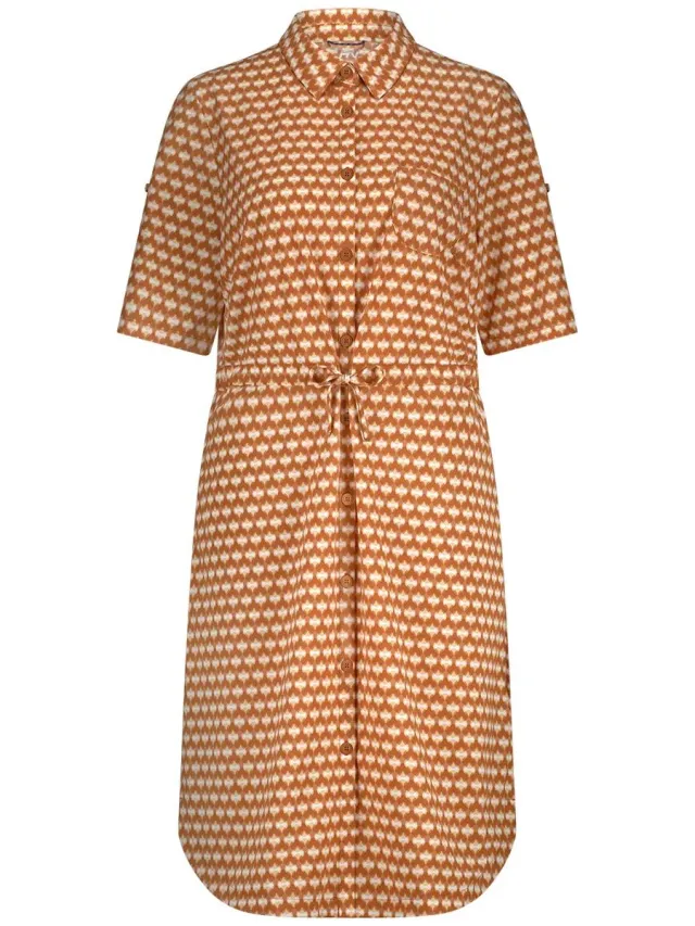 ANWB Teresa Travel jurk print dames Bruin