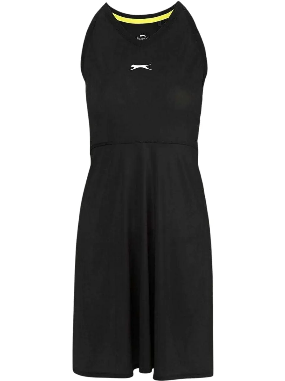 Slazenger Tennisjurk met logo voor dames (Zwart), foto 2