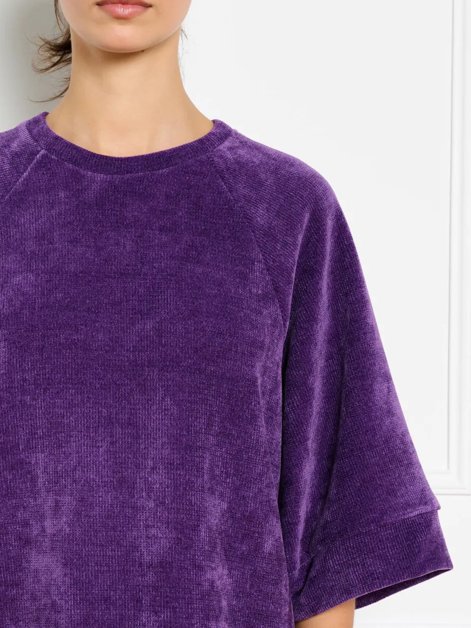 LOLALIZA corduroy midi jurk - paars, foto 5