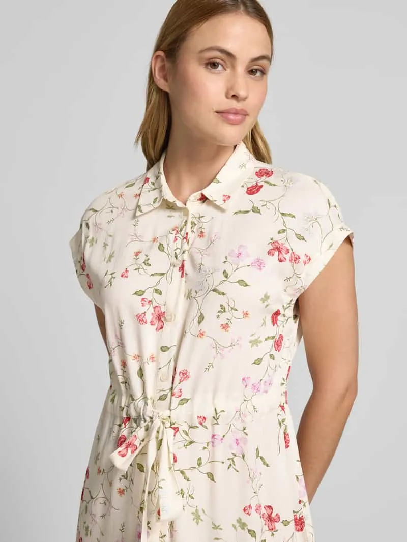 Yas Overhemdjurk met strikceintuur model 'ASINA' offwhite, foto 3