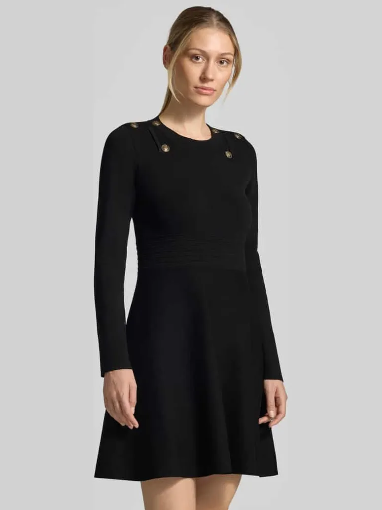 Liu Jo Abito Maglia minijurk zwart Black