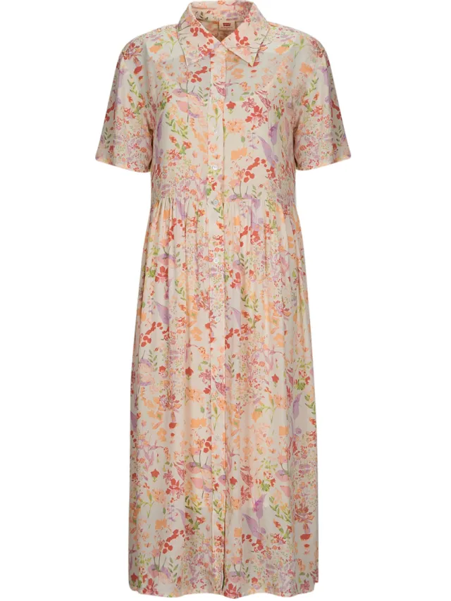 Levi's Lange Jurk Levis RHIANNON SS DRESS Multicolour