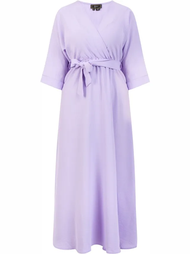 Faina midi-jurk lila