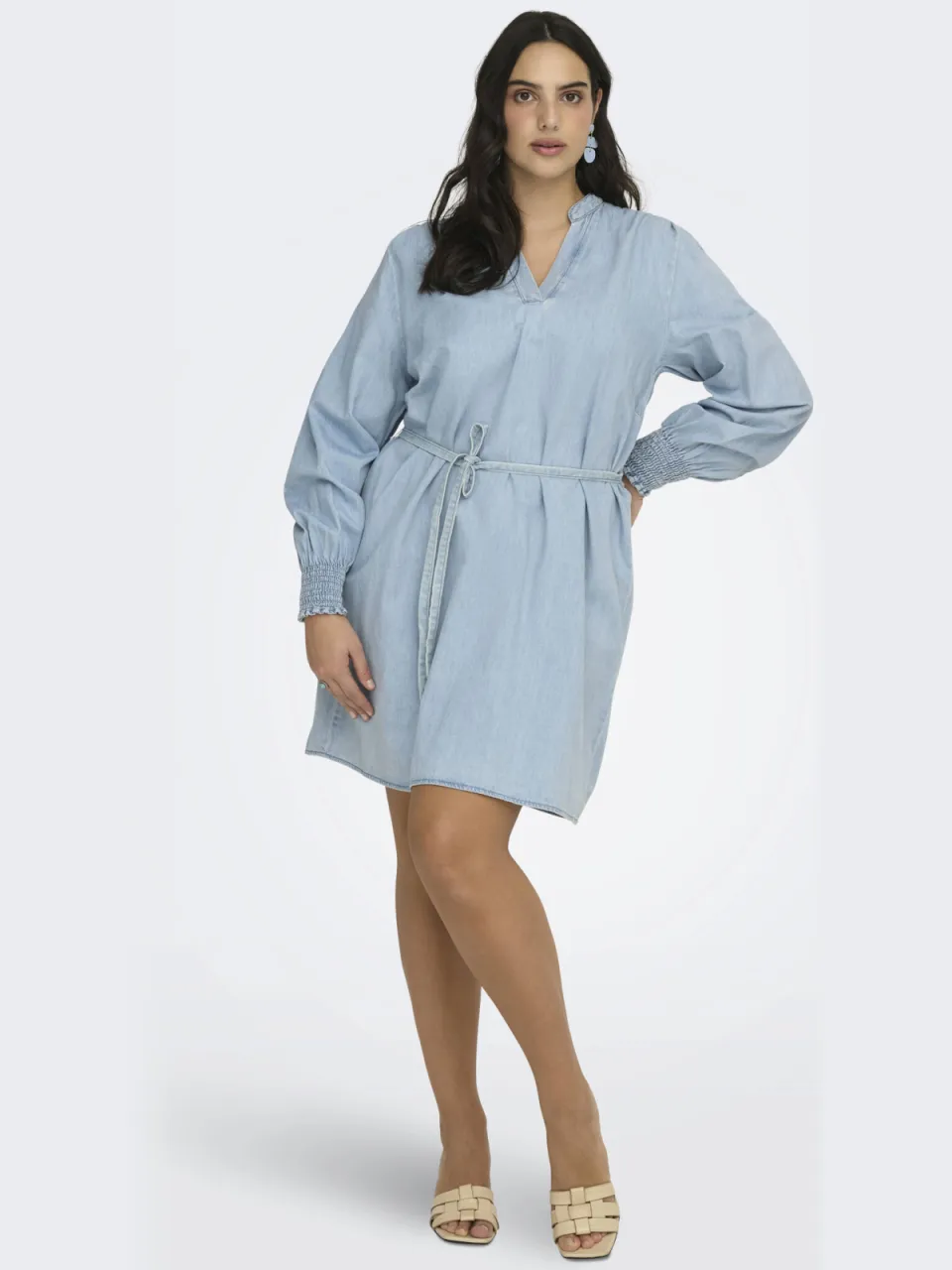 Only Carmakoma blousejurk blauw, foto 5