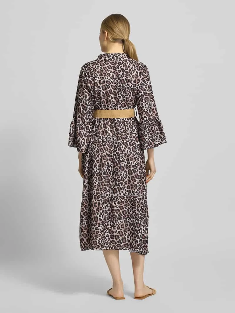 ZABAIONE Midijurk met riem model 'Ol44ivi' zwart, foto 3