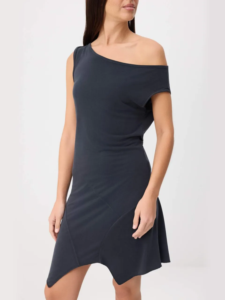 Trendyol TRENDYOLMİLLA Dames Grijs Effen Kort / Mini Mouwloos Bodycon Jurken, foto 2