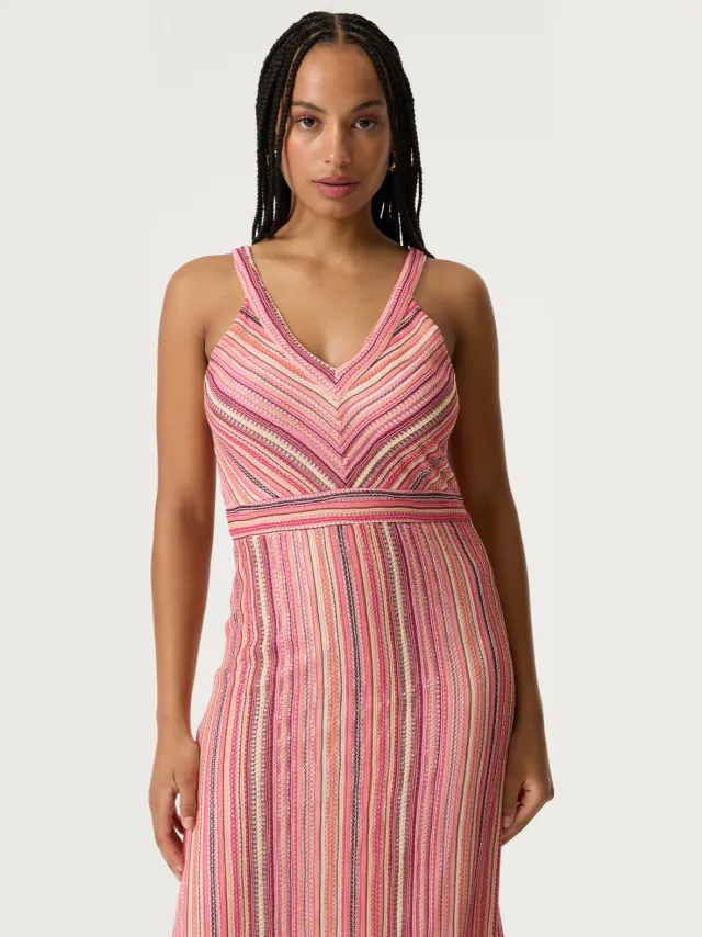 Garcia Jurk met patroon Roze