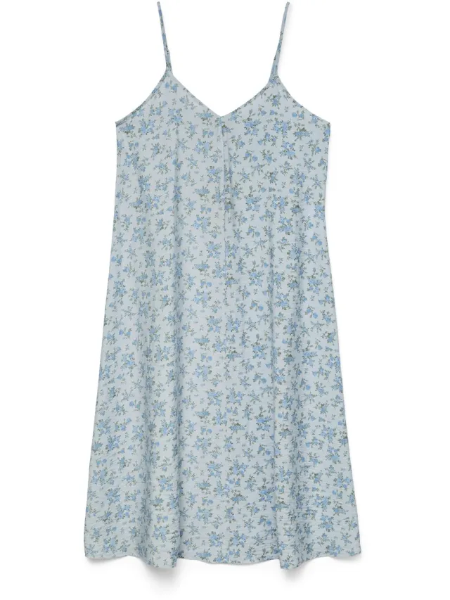 Vero Moda Jurk VMJOSIE Midi-jurk Cashmere Blue