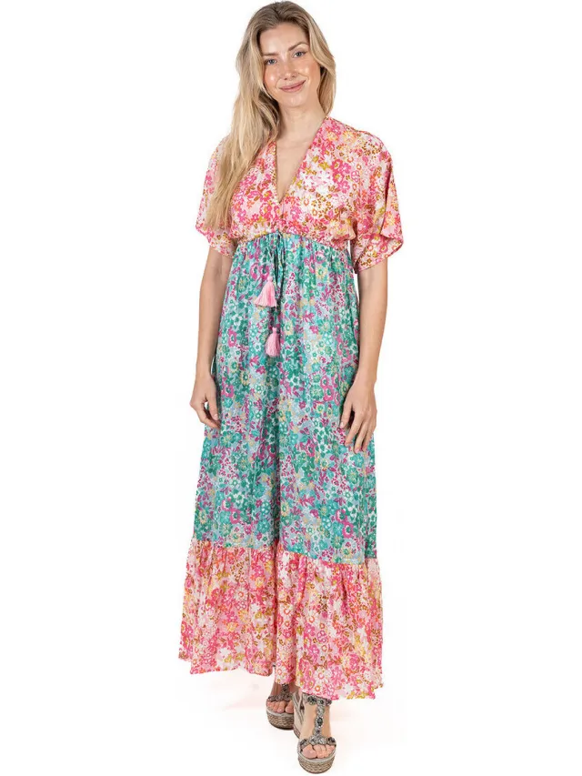 Isla Bonita By Sigris Lange Jurk Isla Bonita By Sigris Lange Midi -Jurk Multicolour