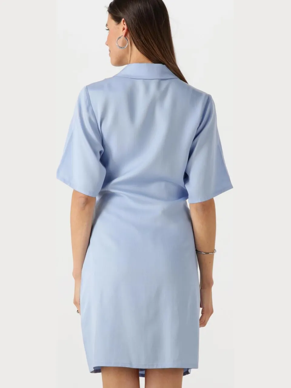 Another Label Milou jurk lichtblauw, foto 3