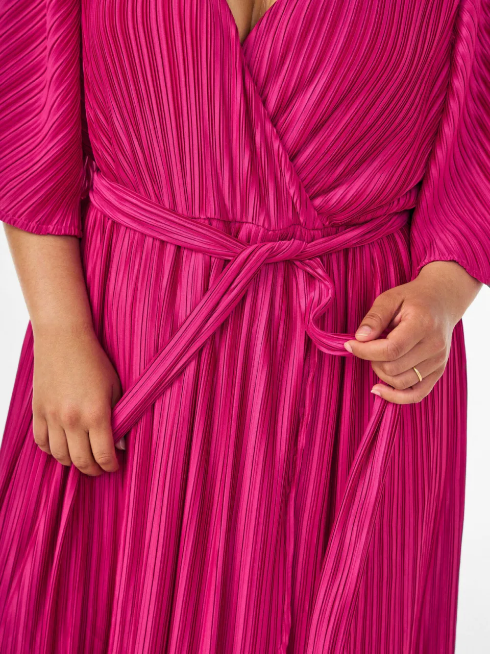 Zizzi wikkel-/overslagjurk roze, foto 3