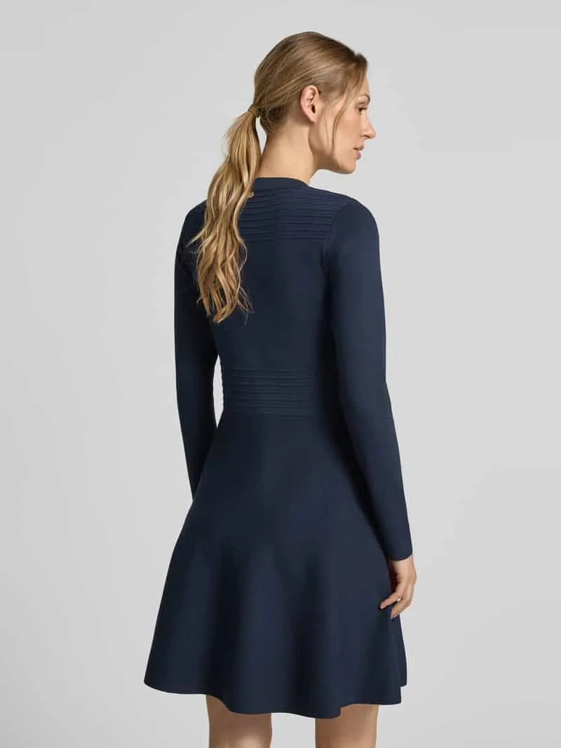Liu Jo Mini-jurk van viscosemix model 'Abito Maglia' donkerblauw, foto 3