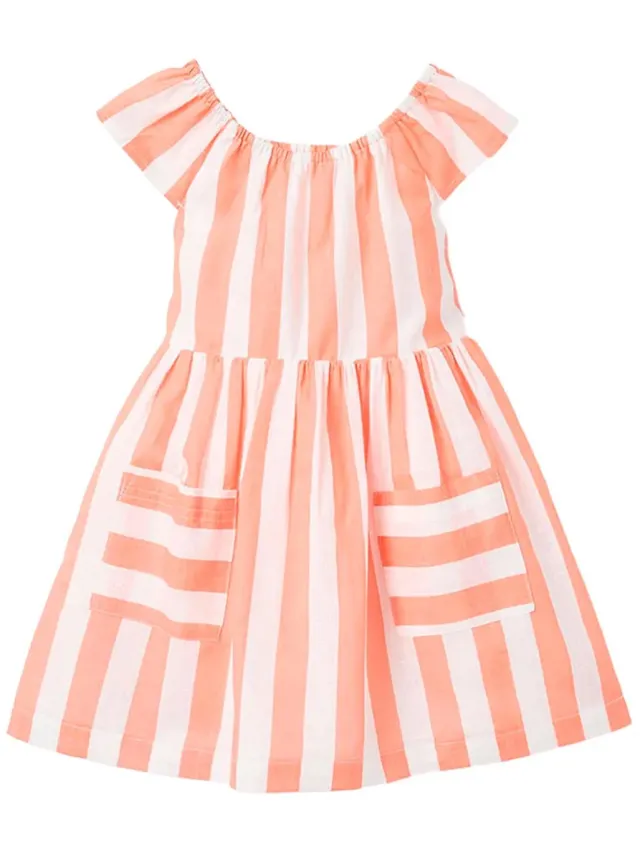 Zippy 3107146001 Mouwloze Jurk Oranje 6-9 Months Meisje Orange