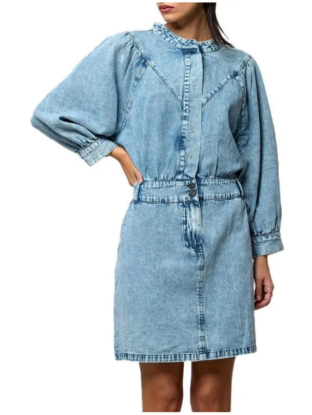 Kaporal Lange Jurk Kaporal MYRIL Blauw