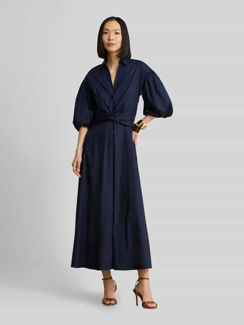 Lauren Ralph Lauren vrijetijdsjurk in a-lijn van katoenmix Marineblauw