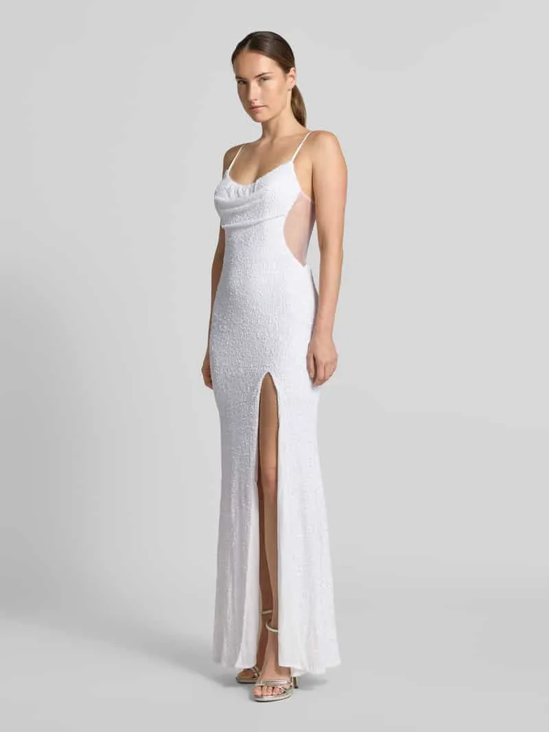 Hey Kyla Avondjurk van pailletten offwhite, foto 4