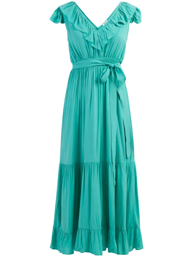IZIA Maxi jurk Dames turkoois turquoise, foto 2