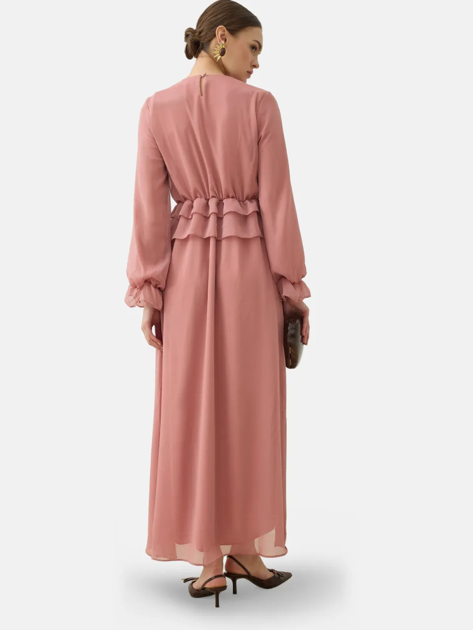 Modest Dress Refka rosé, foto 2