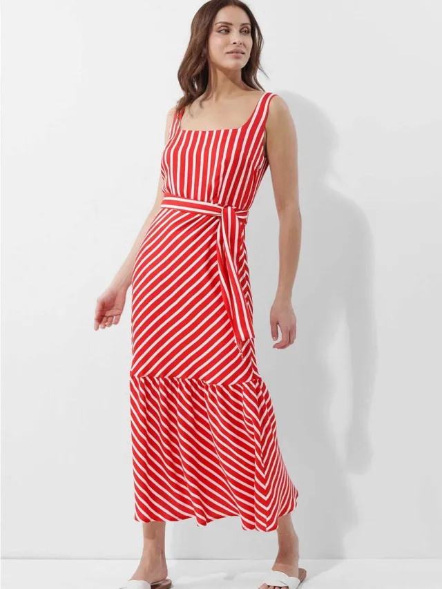 Alba Moda Jurk Jurk koraalrood / crème