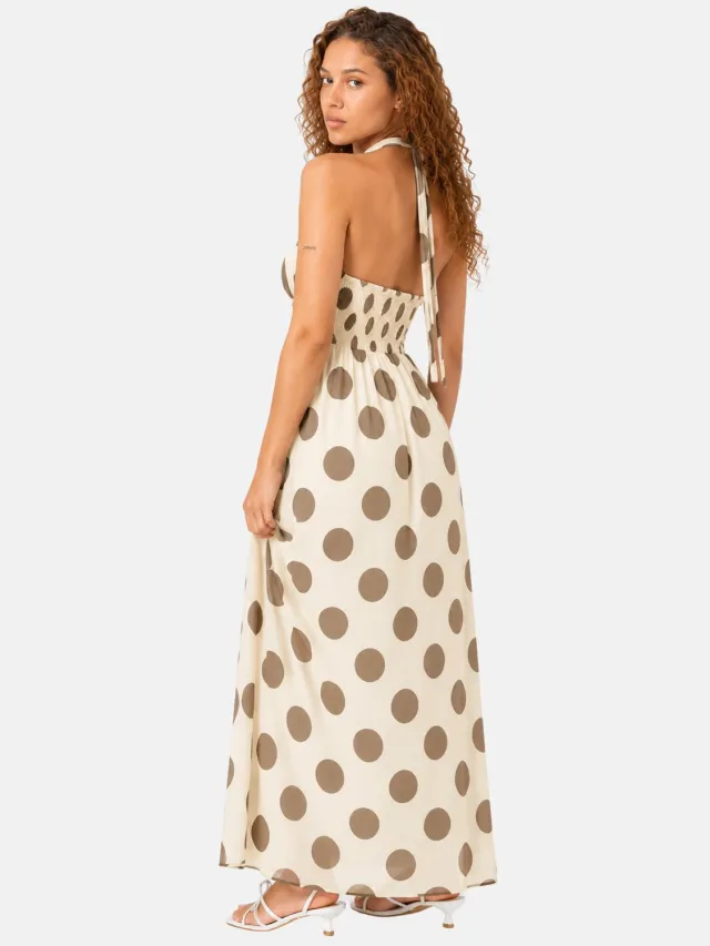 Elara Maxikleid Sand