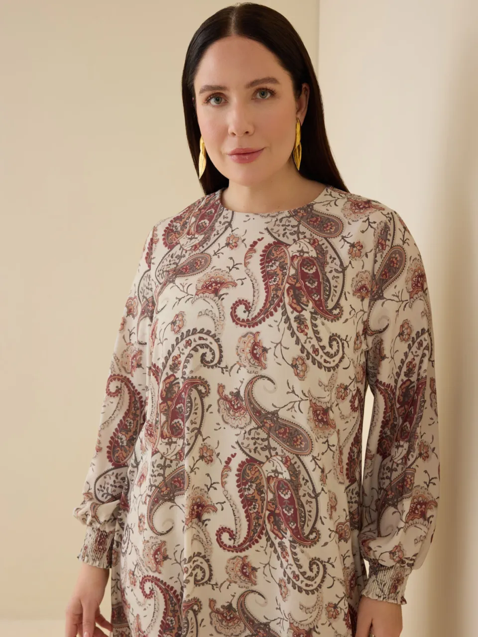Plus Size Dress Alia bruin, foto 2