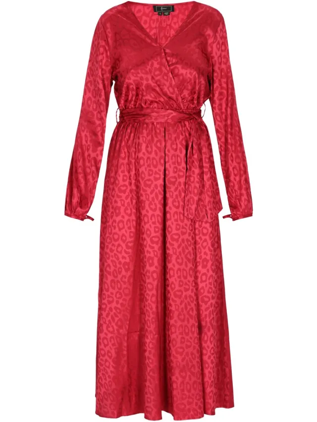 Faina Dress red
