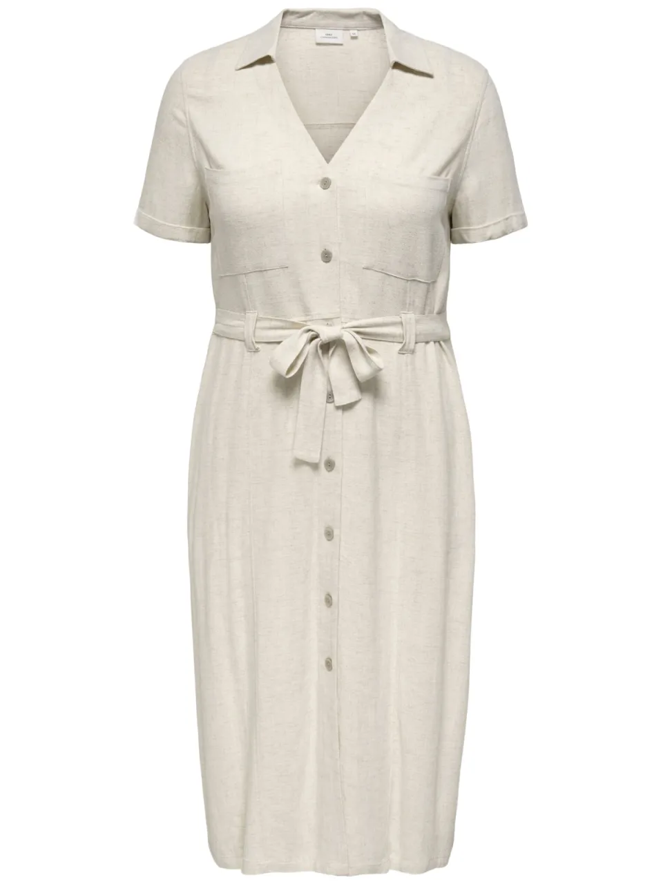 Only Carmakoma blousejurk beige, foto 2