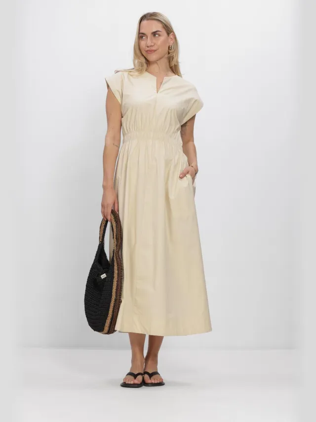 MSCH Copenhagen Dames Jurken Mschwiliane Sl Dress - Creme