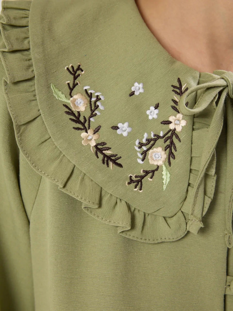 Trendyol Modest Dames Groen Effen Maxi Lang Casual Recht Modest Jurken, foto 2
