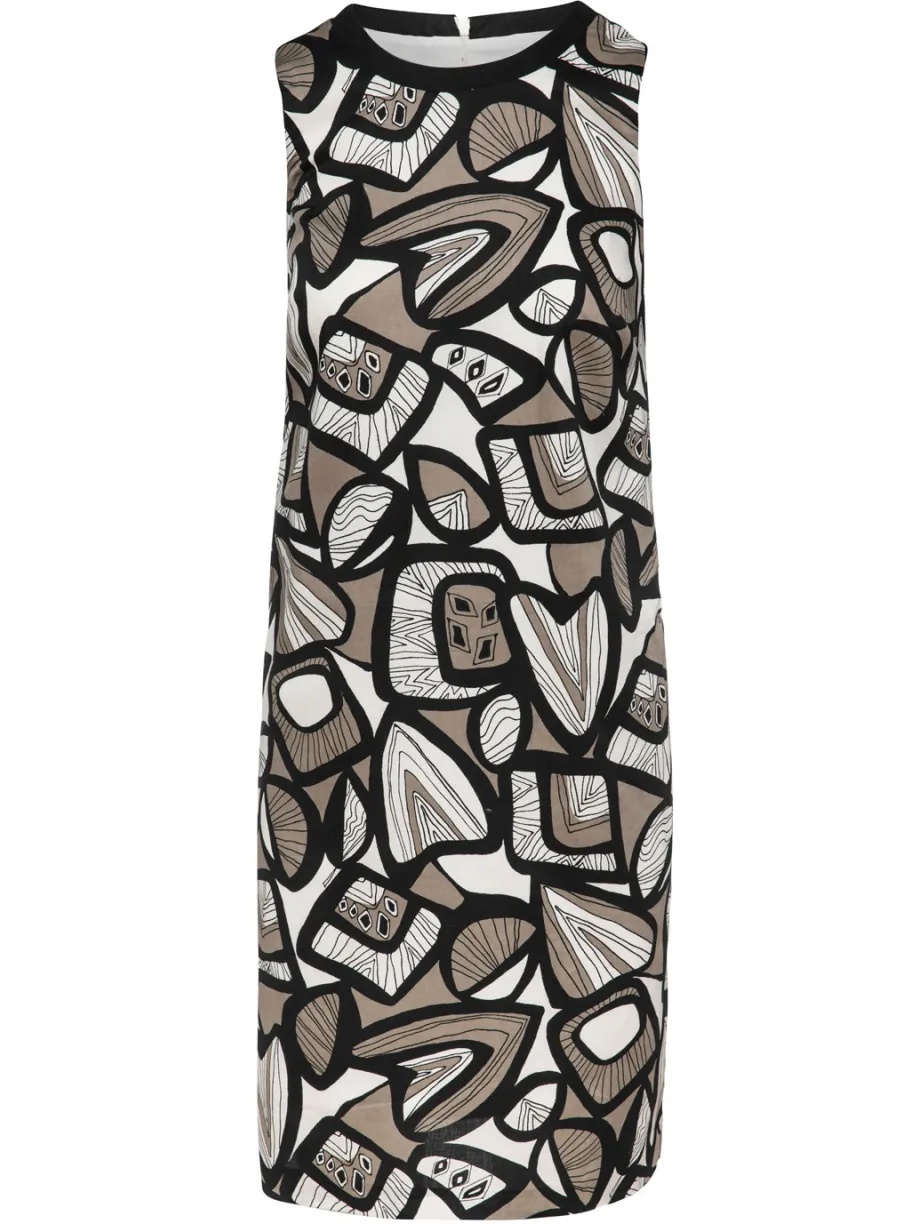 Conquista Mouwloze jurk met print veelkleurig, foto 2