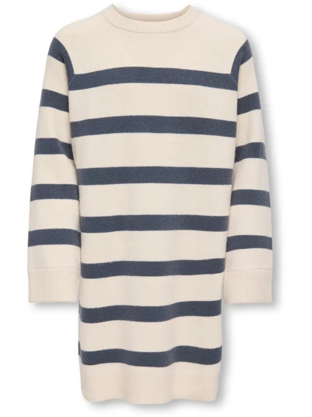 Only KIDS ONLY Gebreide jurk KOGKELLY Midi-jurk Birch
