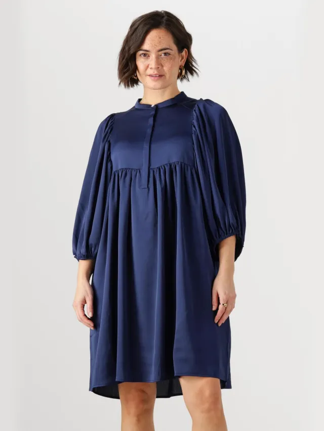 Bruuns Bazaar Dames Jurken Sarina Dress - Donkerblauw