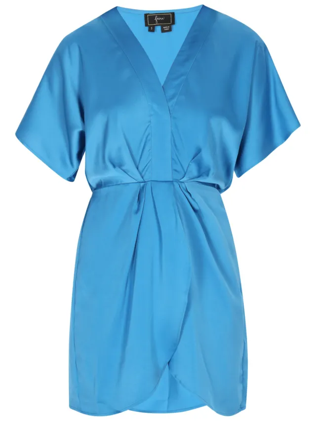 Faina Jurk Dames blauw, foto 2