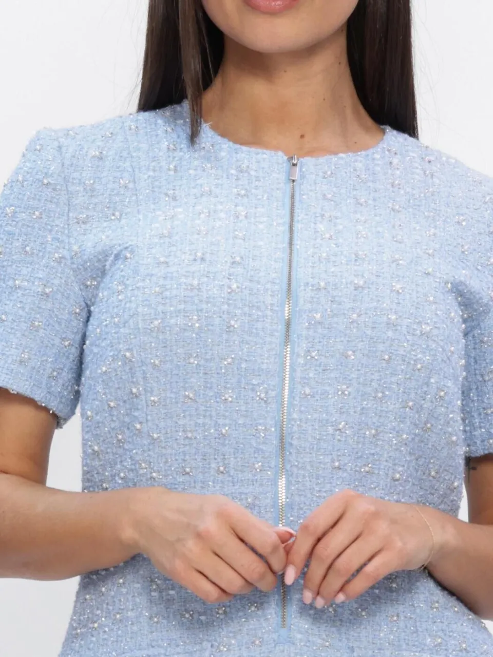 Bruuns Bazaar Dames Jurken Attaleabbzenny Dress - Lichtblauw, foto 4