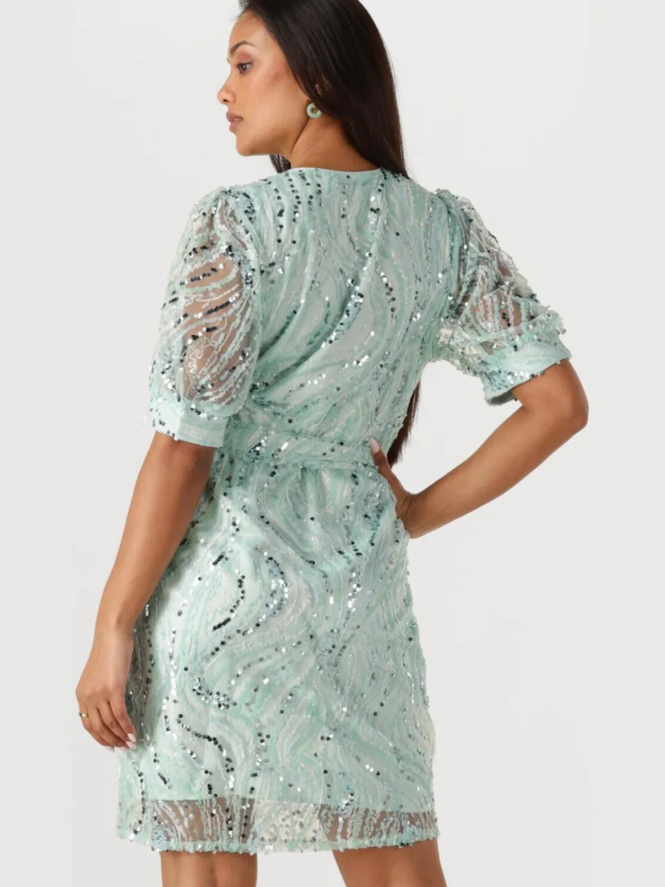 Freebird Dames Jurken Dieke Ss - Mint, foto 3