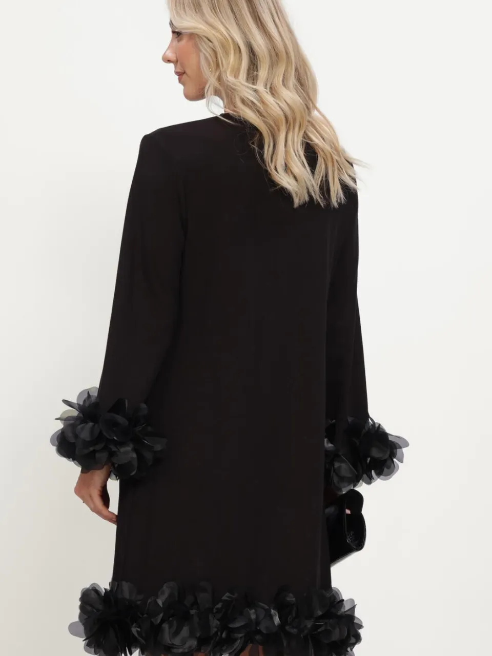 ANA ALCAZAR Dames Jurken Dress Flowers - Zwart, foto 3